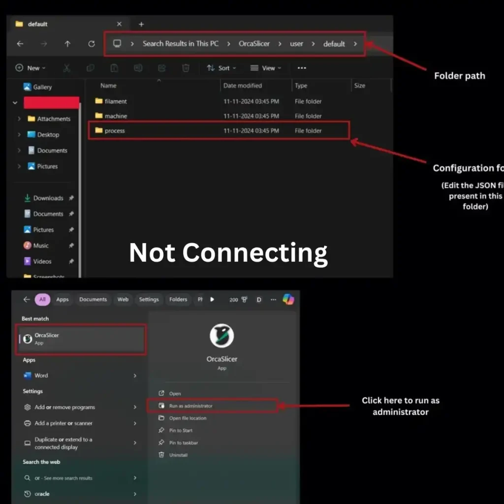 not connecting to printer